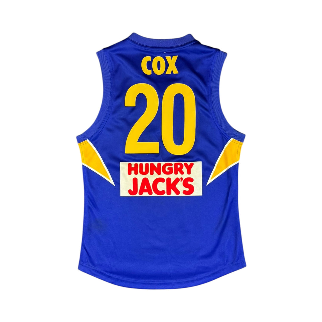 2007 West Coast Eagles AFL Puma Home Premiers Jersey #20 COX - 7/10 - (M)