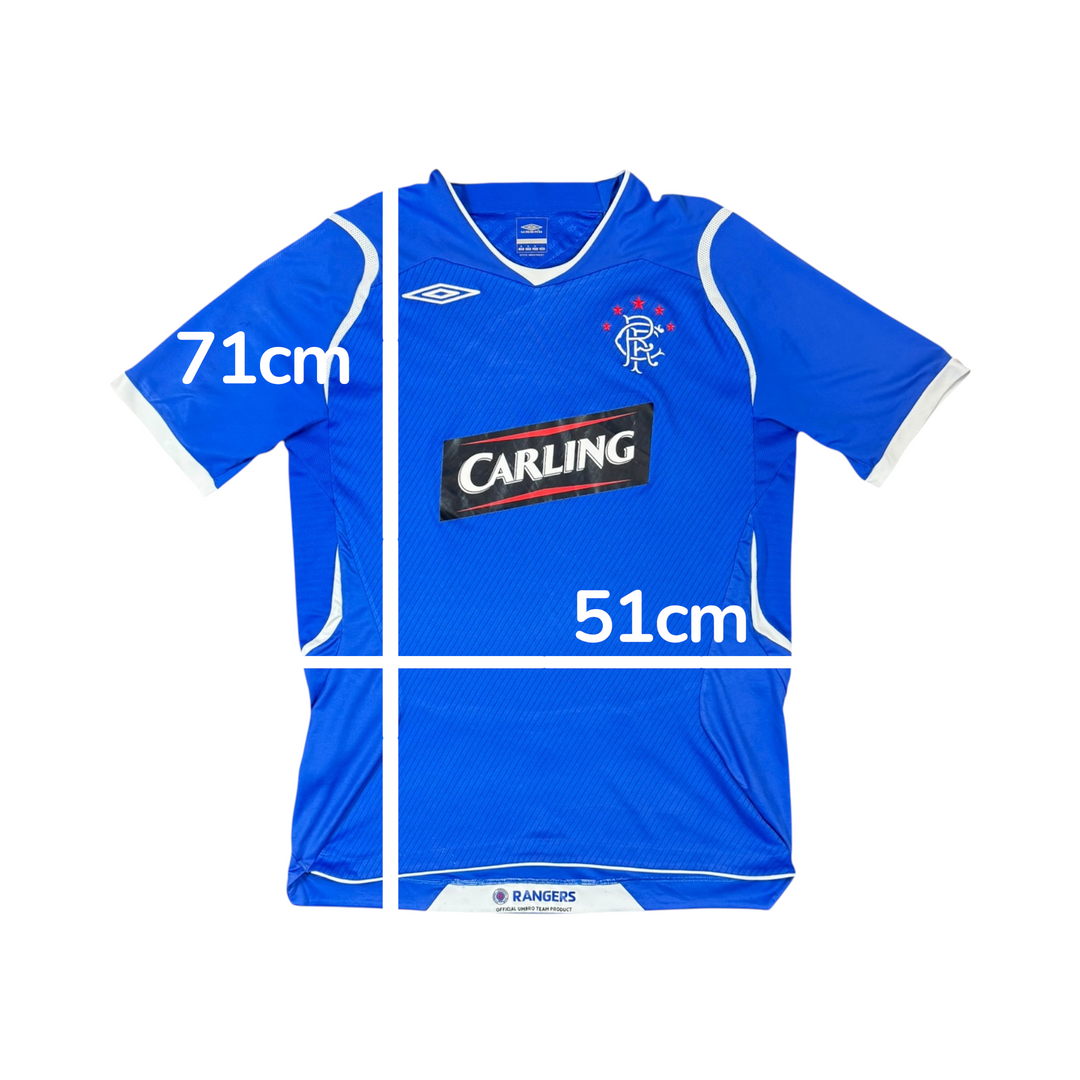 2008-09 Rangers Umbro Home Shirt - 7/10 - (M)