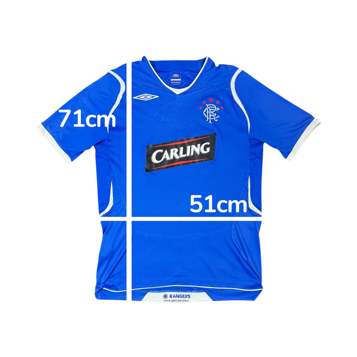 2008-09 Rangers Umbro Home Shirt - 7/10 - (M)