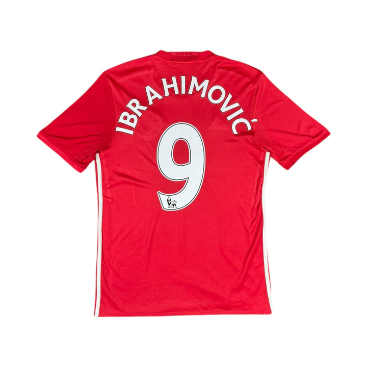 2016-17 Manchester United Adidas Home Shirt #9 IBRAHIMOVIC - 9/10 - (M)
