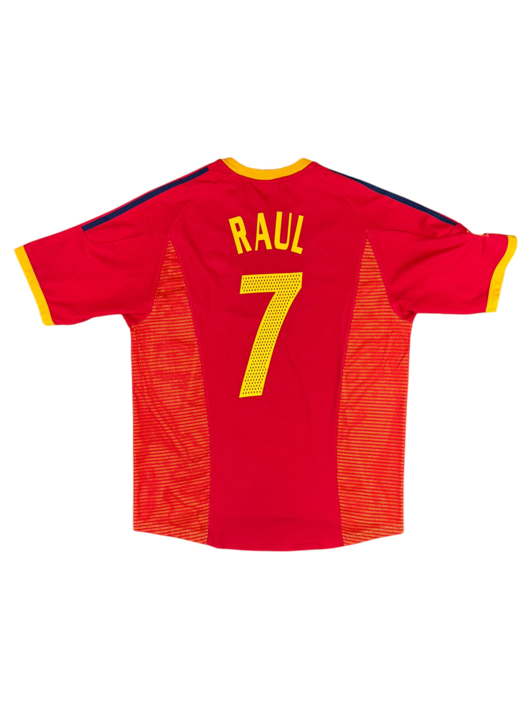 2002/04 Spain Adidas Home Football Shirt #7 Raul - 8/10 - (L)