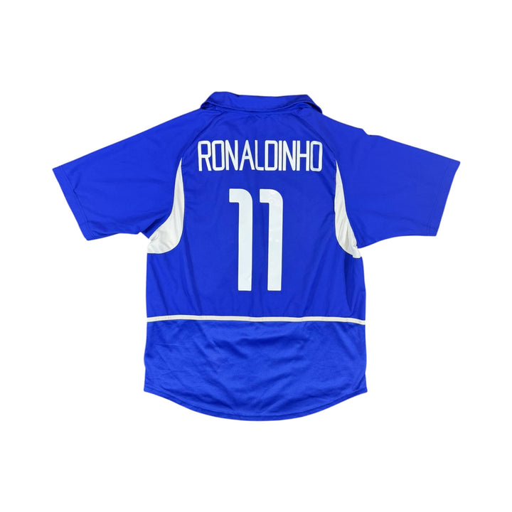 2002-04 Brazil Away Shirt RONALDINHO #11 - 9/10 - (L)