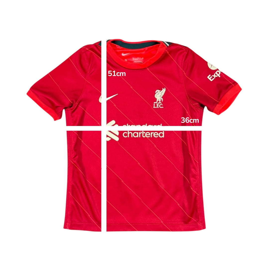 2021-22 Liverpool Nike Home Shirt - 8/10 - (7-8 Years)