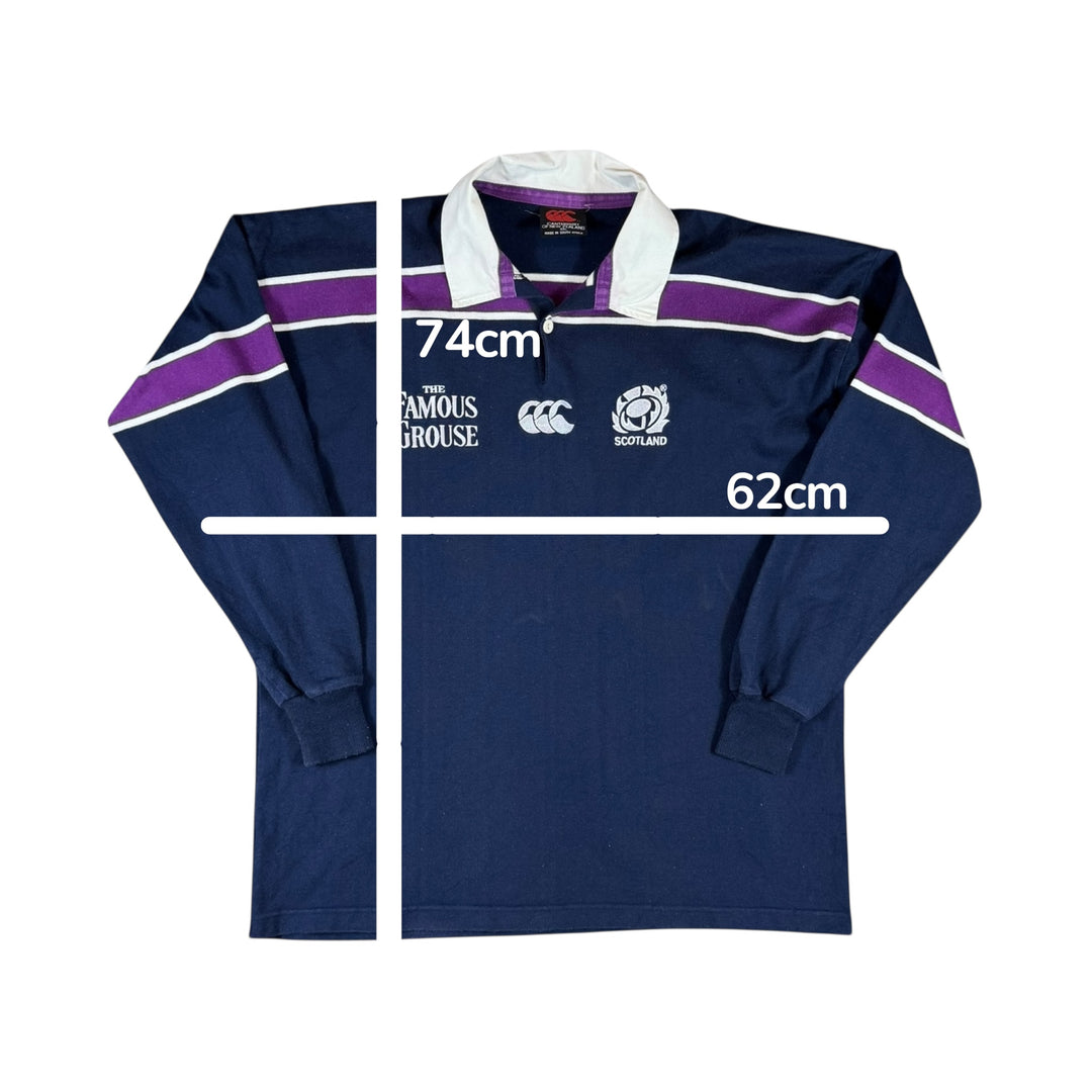 2000-02 Scotland Canterbury Home Longsleeve Rugby Shirt - 10/10 - (2XL)