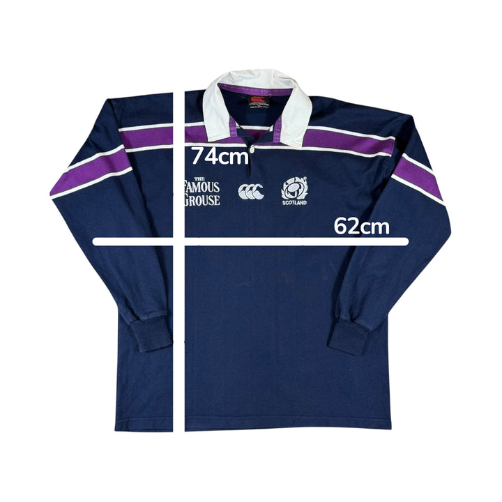 2000-02 Scotland Canterbury Home Longsleeve Rugby Shirt - 10/10 - (2XL)