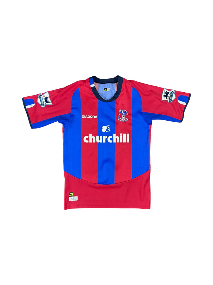 2004/05 Crystal Palace Diadora Home Shirt #8 JOHNSON - 10/10 - (S)