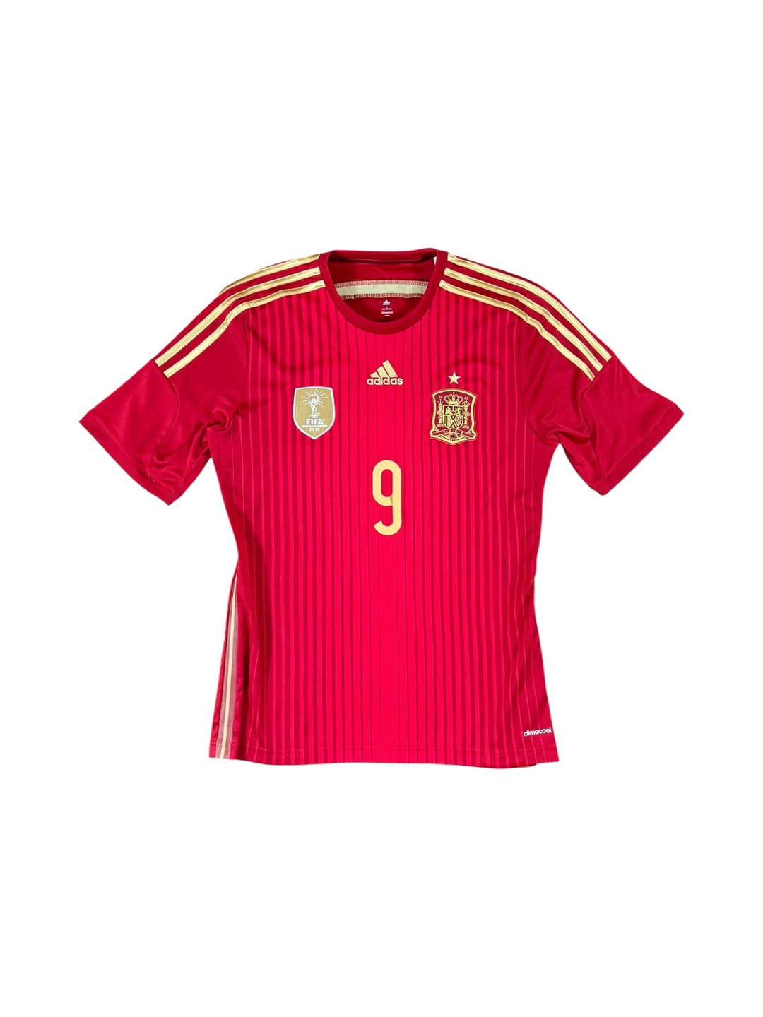 2014 Spain Adidas Home Shirt #9 TORRES - 9/10 - (M)