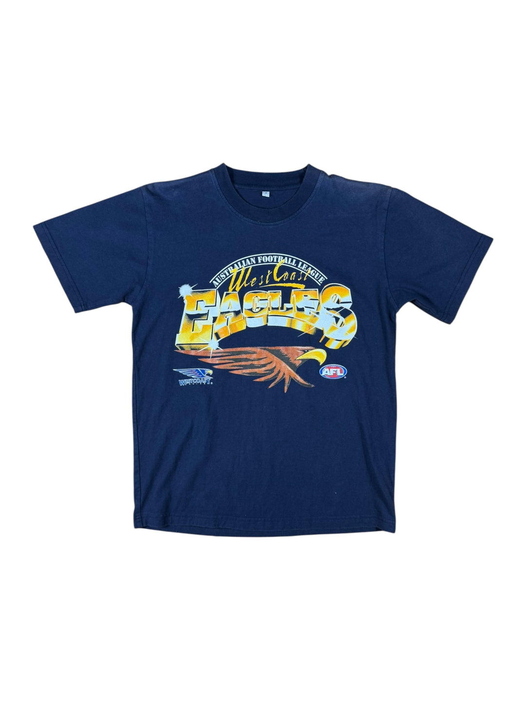 West Coast Eagles AFL Bootleg T-Shirt - 9/10 - (S)