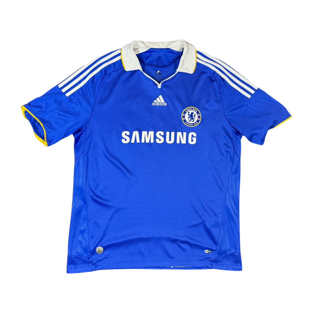 2008-09 Chelsea Adidas Home Shirt DROGBA #11 - 8/10 - (XL)