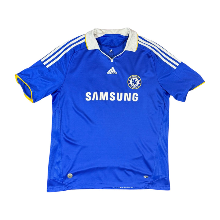 2008-09 Chelsea Adidas Home Shirt DROGBA #11 - 8/10 - (XL)