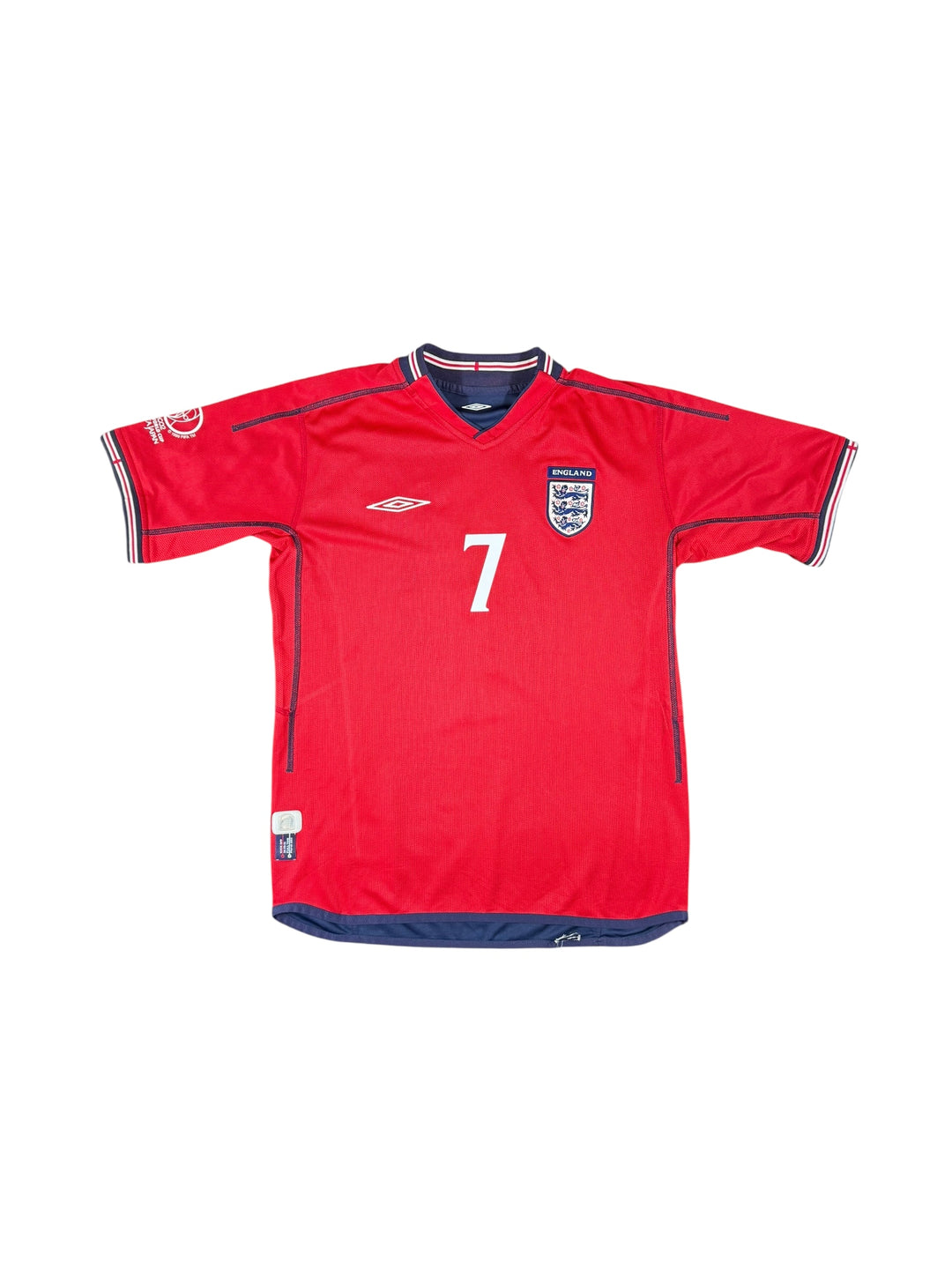 2002/04 England Umbro away reversible Shirt #7 BECKHAM #7 BECKHAM - 7/10 - (L)