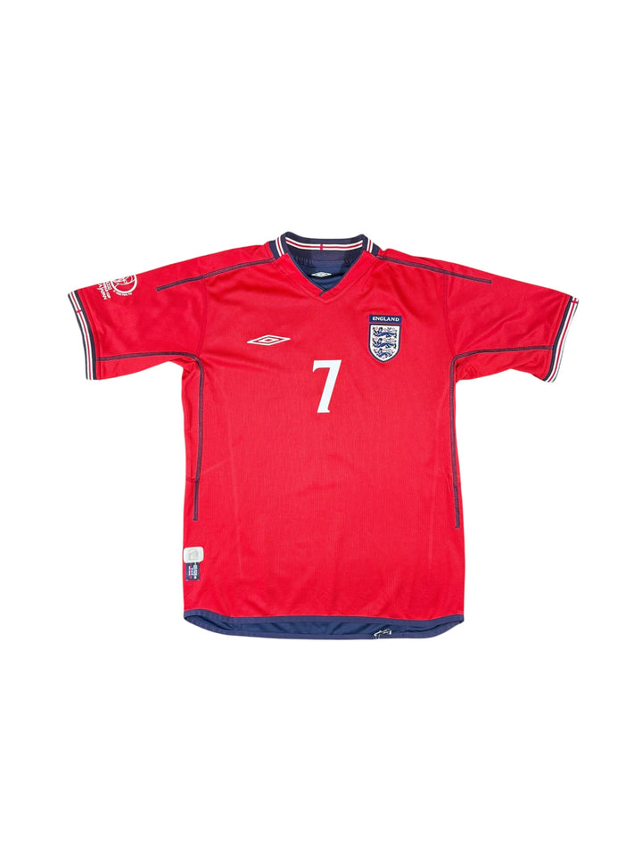 2002/04 England Umbro away reversible Shirt #7 BECKHAM #7 BECKHAM - 7/10 - (L)