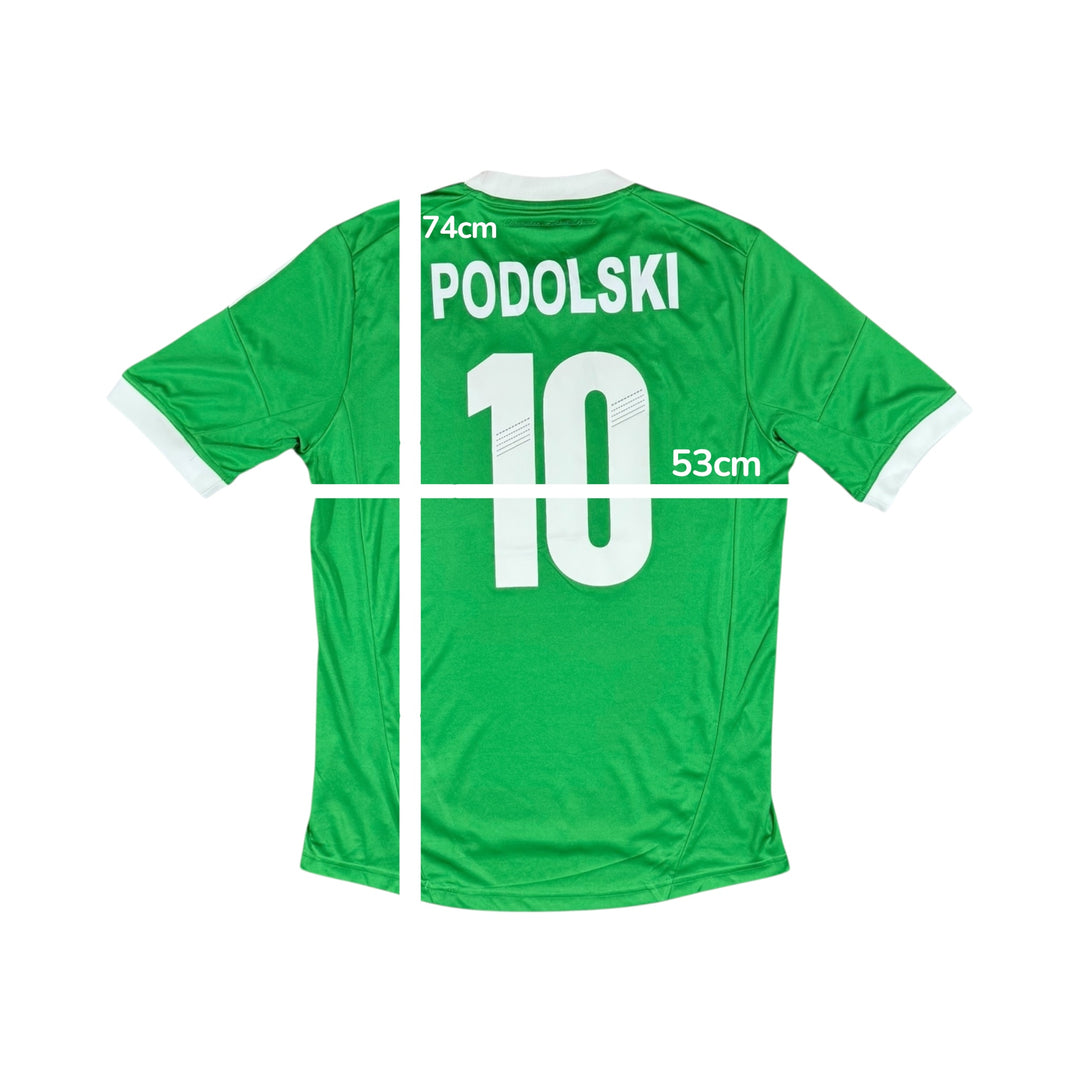 2012-13 Germany Adidas Away Shirt #10 PODOLSKI - 8/10 - (L)