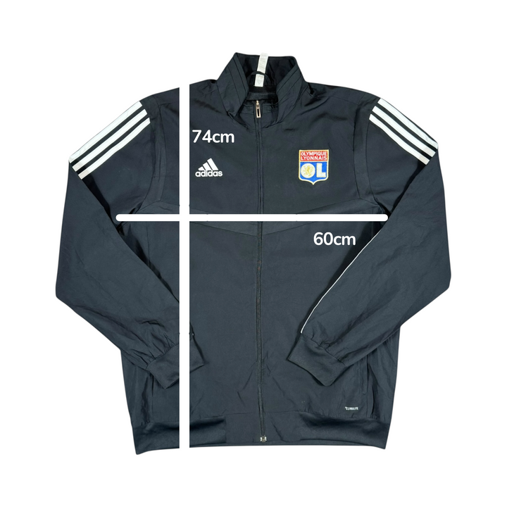2018-19 Lyon Adidas Track Jacket - 9/10 - (L)