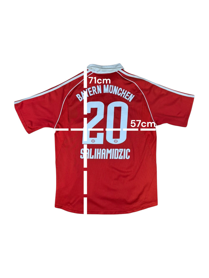 2005/06 Bayern Munich Adidas Home Football Shirt #20 SALIHAMIDZIC - 7/10 - (L)
