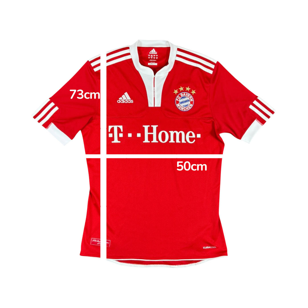 2009-10 Bayern Munich Adidas Home Shirt - 9/10 - (S)