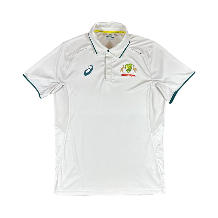 2023-24 Australia Asics Test Cricket Shirt - 8/10 - (L)