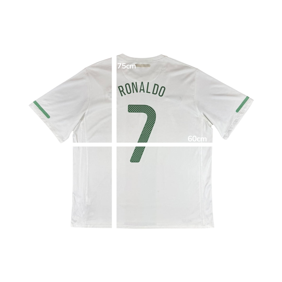2010-11 Portugal Nike Away Shirt #7 RONALDO - 8/10 - (XL)