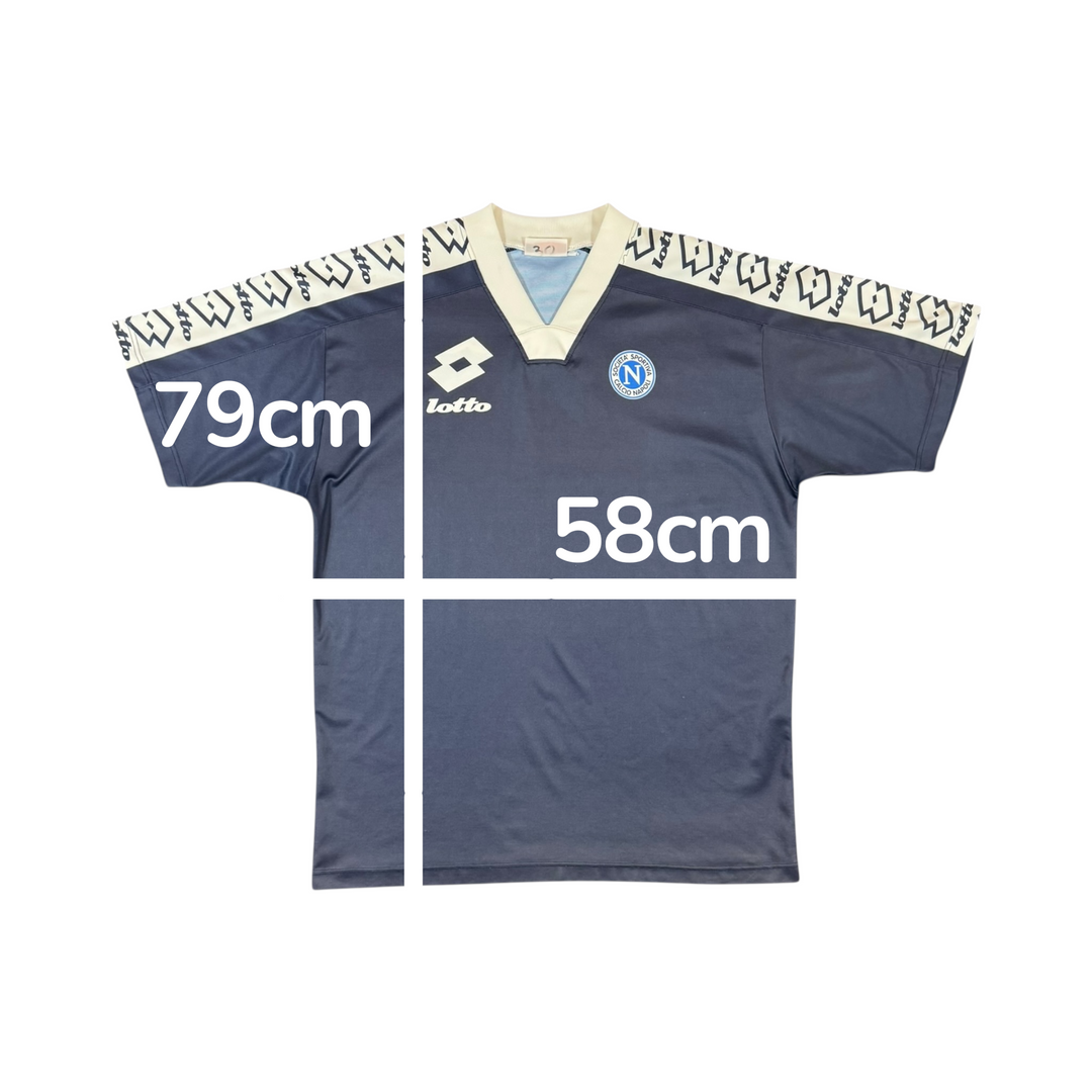 1996-97 Napoli Lotto Training Shirt - 9/10 - (XL)