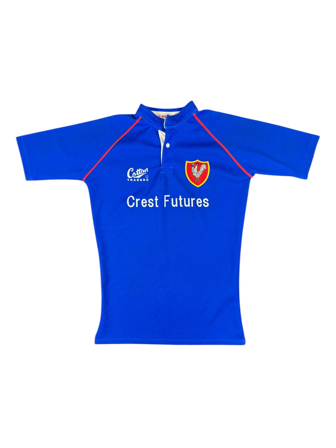 France Cotton Traders Rugby Shirt #22 - 9/10 - (XL)