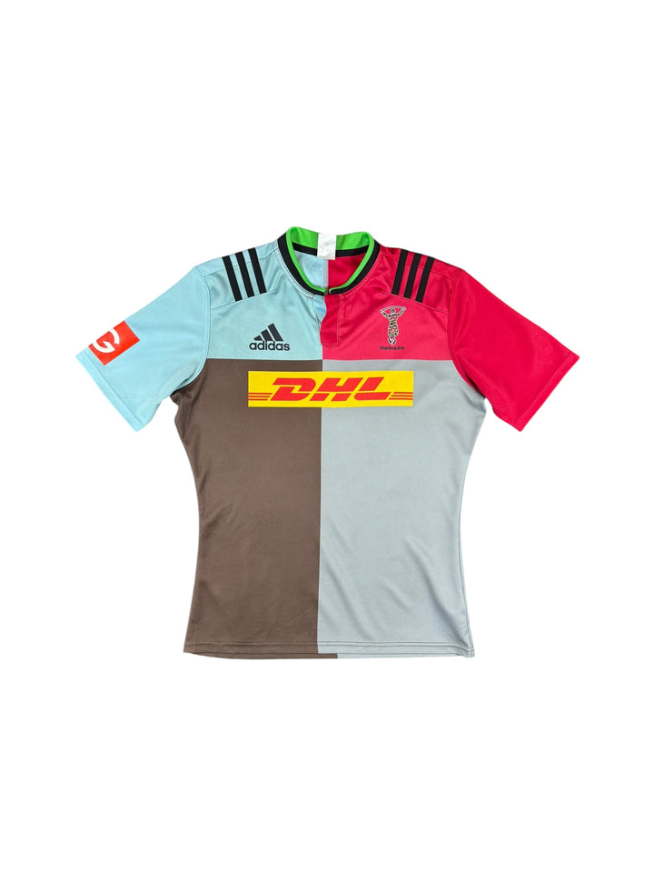 2015-16 Harlequins Adidas Home Rugby Shirt - 8/10 - (L)