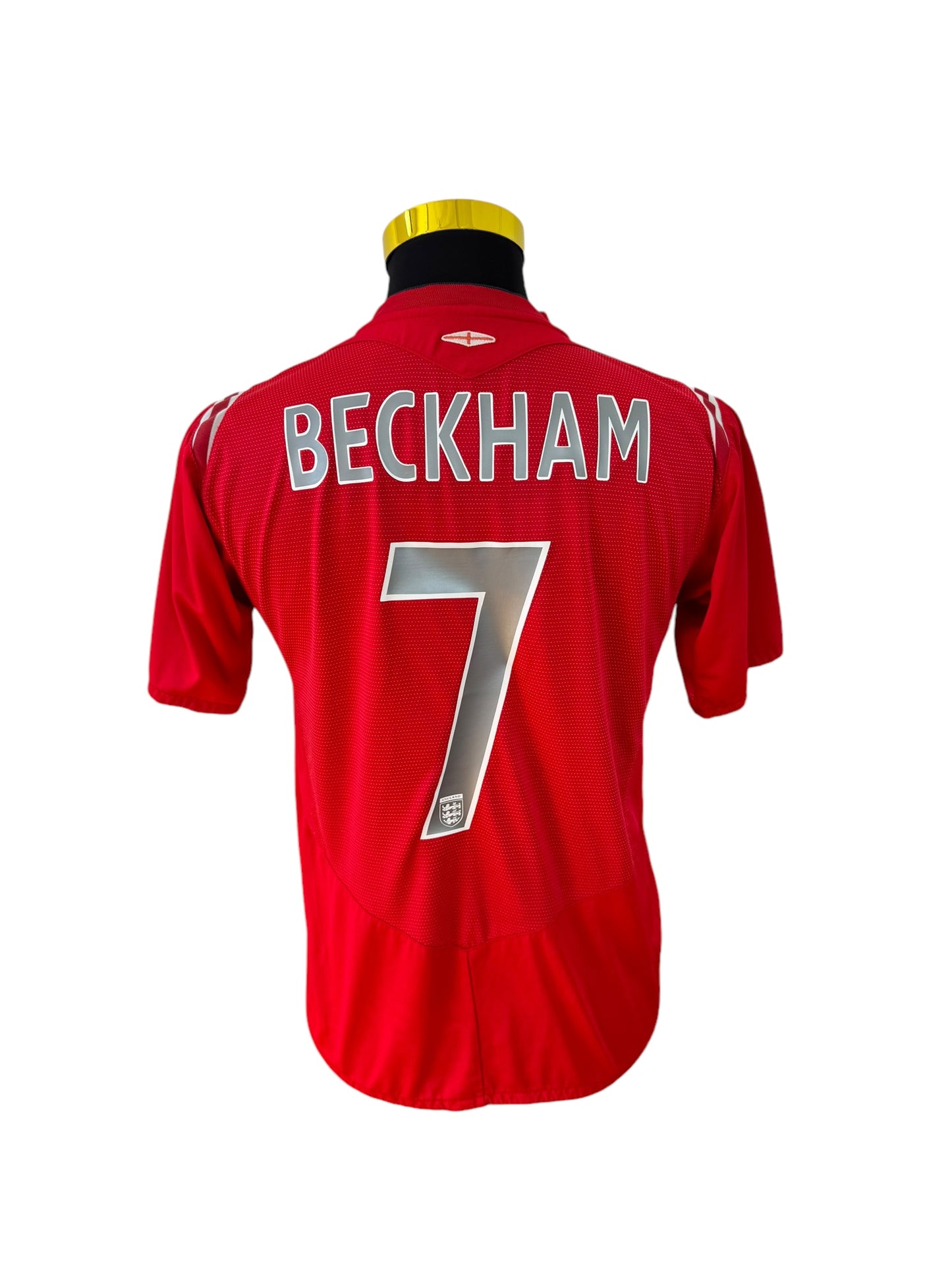 England 2004/06 David Beckham Home Football Jersey