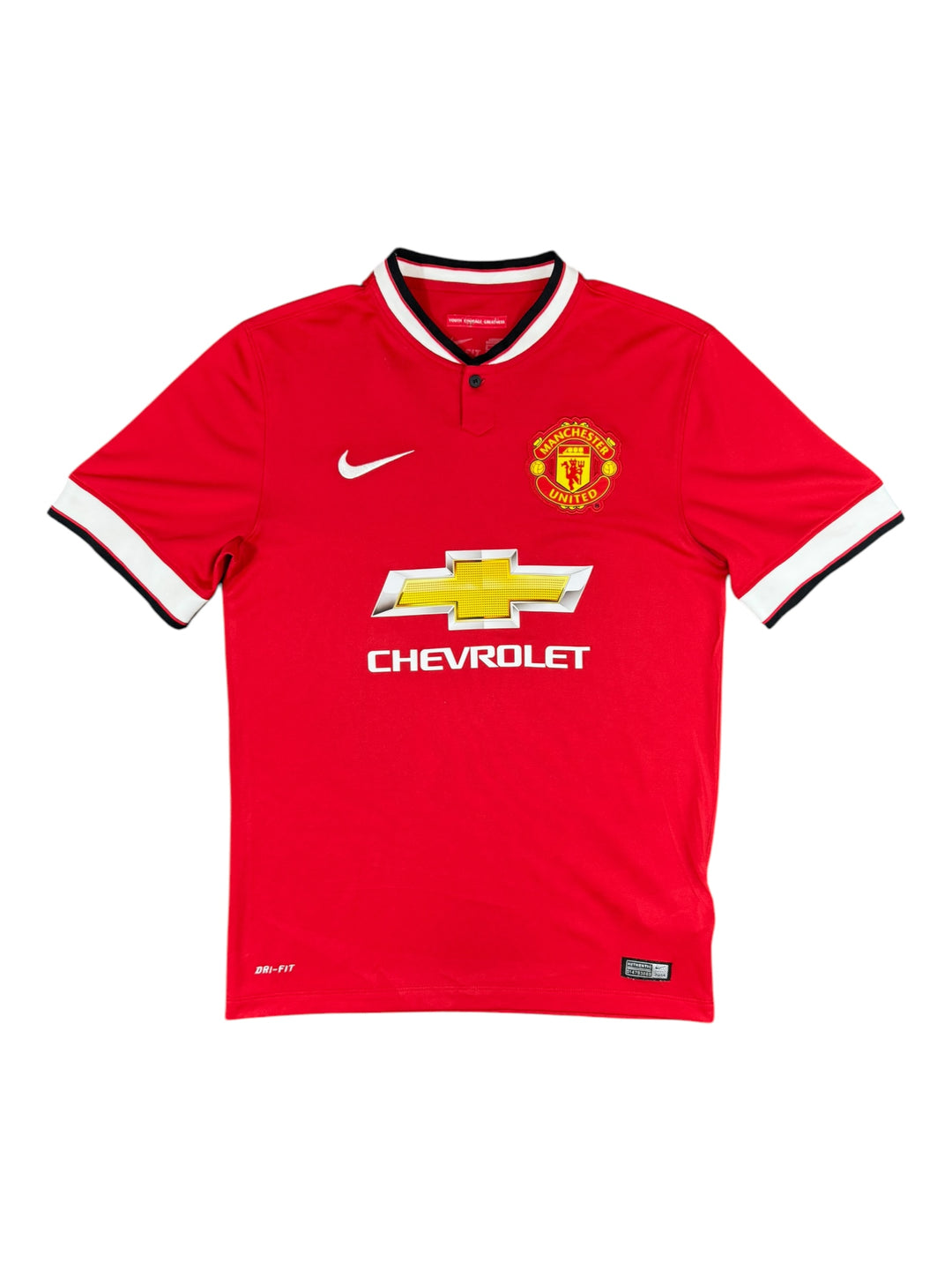 2014/15 Manchester United Nike Home Football Shirt #8 Mata - 8/10 - (S)