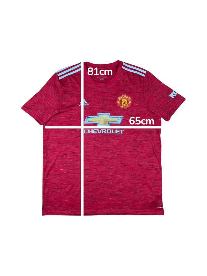 2020/21 Manchester United Adidas Home Football Shirt - 9/10 - (2XL)