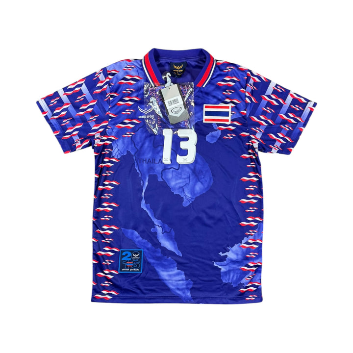 1997-98 Thailand Grand Sport Reissue Home Shirt K.SENAMUANG #13 Brand New (L)