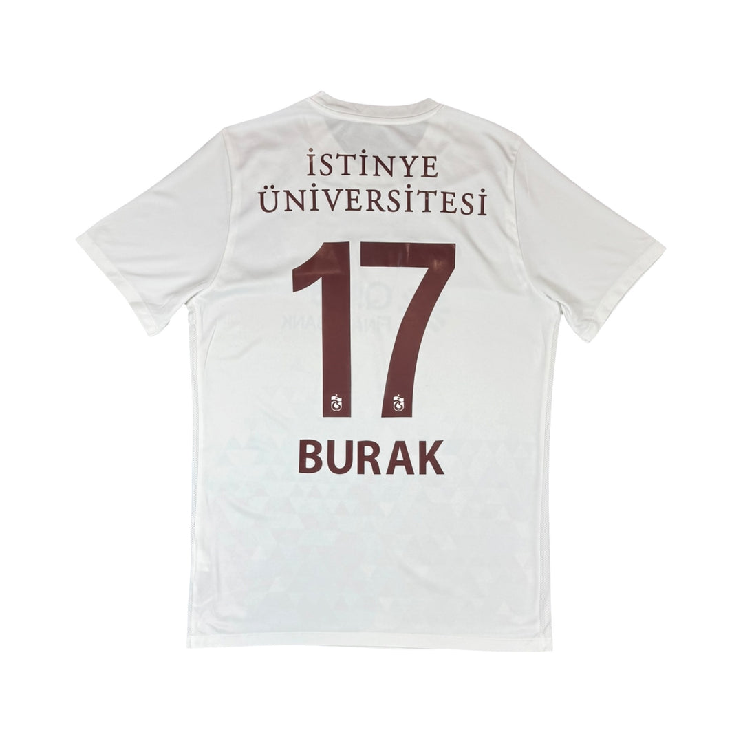 2017-18 Trabzonspor Away Shirt BURAK #17 - 9/10 - (L)