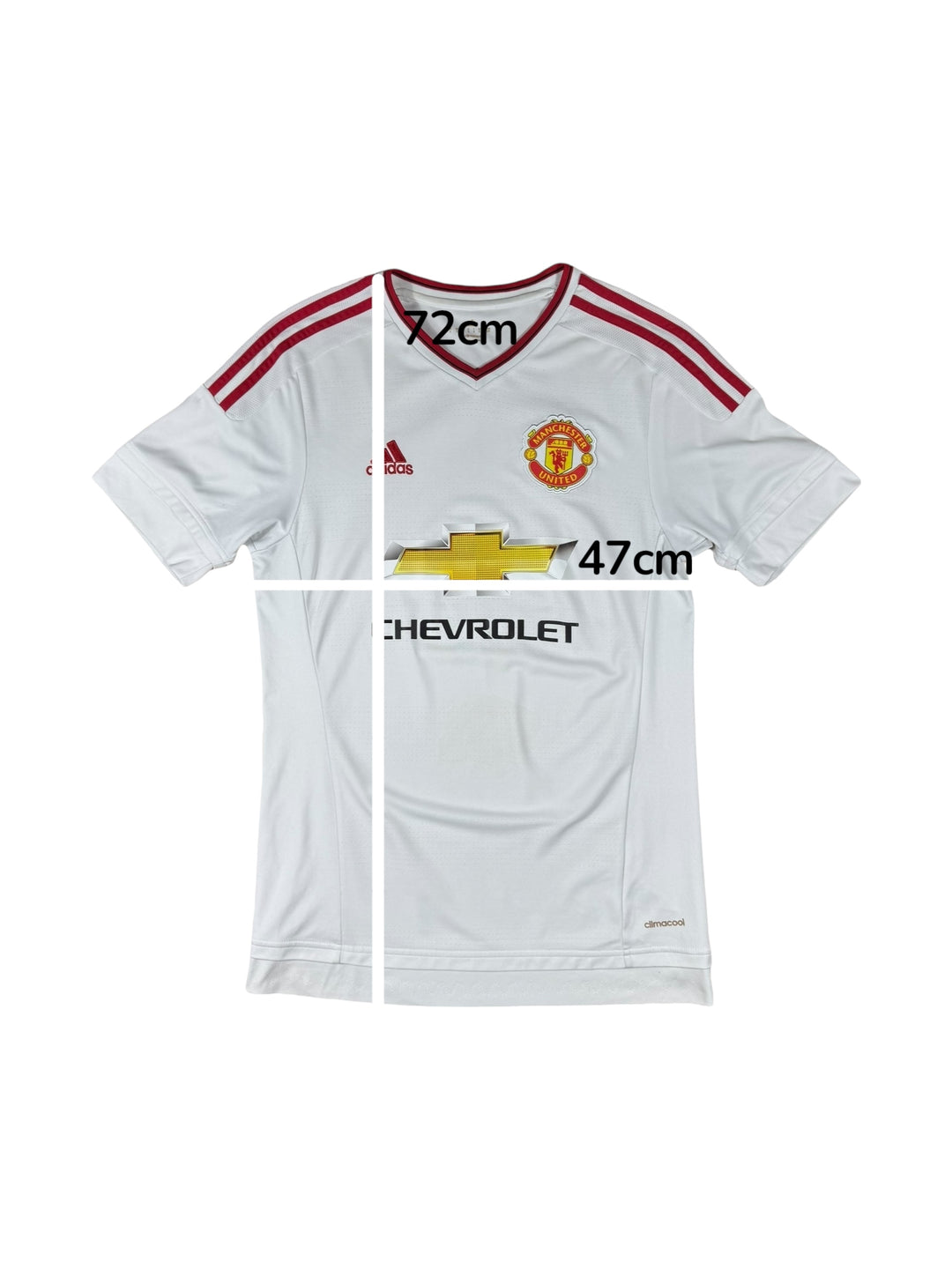 2015/16 Manchester United Adidas Away Football Shirt - 8/10 - (S)