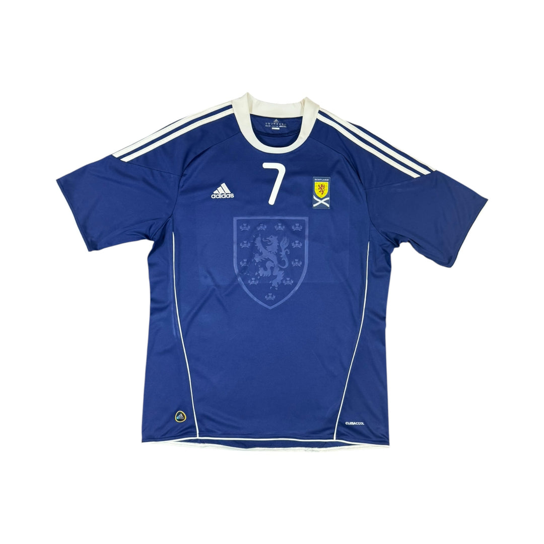 2010-11 Scotland Home Shirt FLETCHER #7 - 9/10 - (XL)