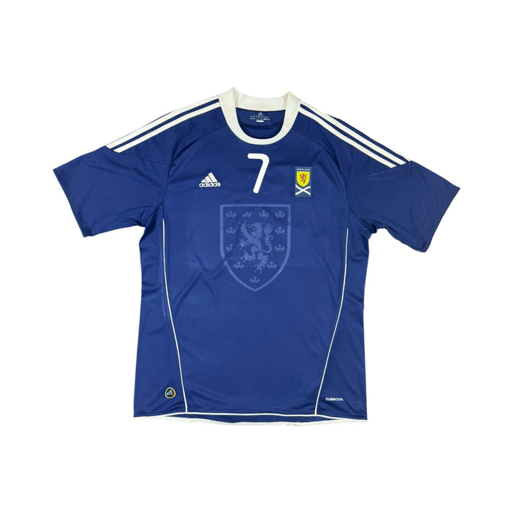2010-11 Scotland Home Shirt FLETCHER #7 - 9/10 - (XL)