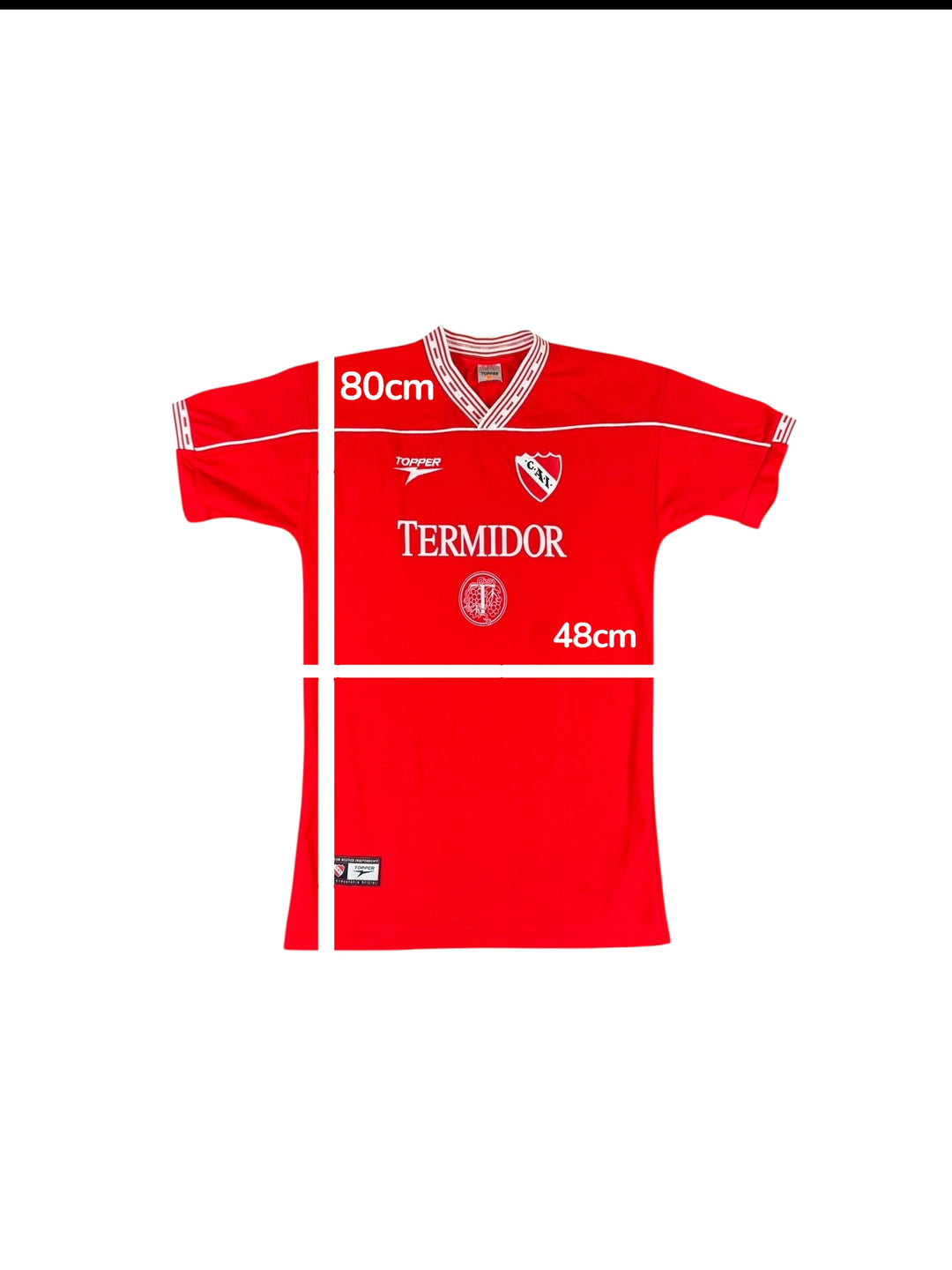 1999-00 Independiente Topper Home Shirt - 8/10 - (S)