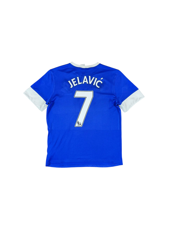 2012-13 Everton Nike Home Shirt #7 JELAVIC - 8/10 - (L)