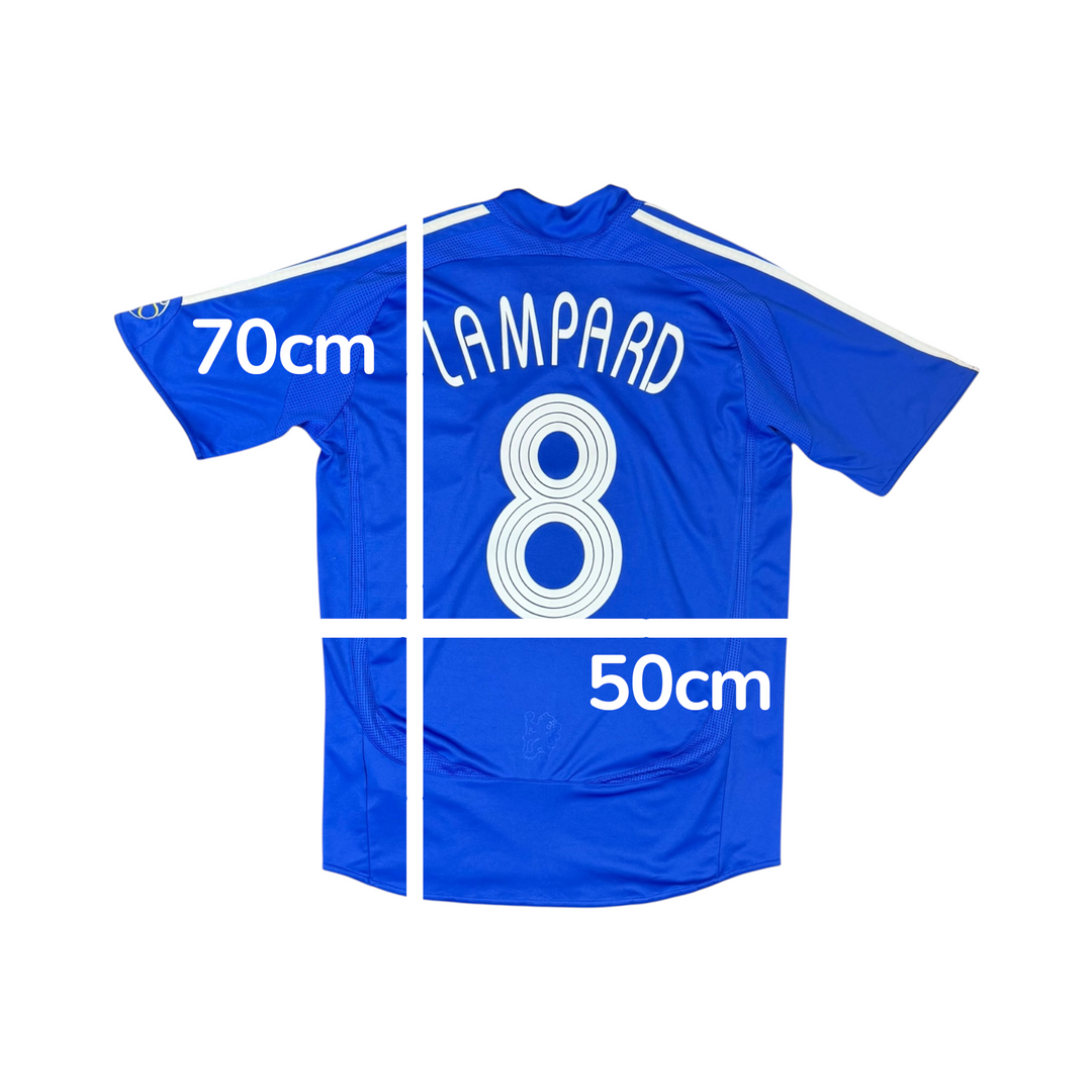 2006-08 Chelsea Adidas Home Shirt LAMPARD #8 - 9/10 - (S)