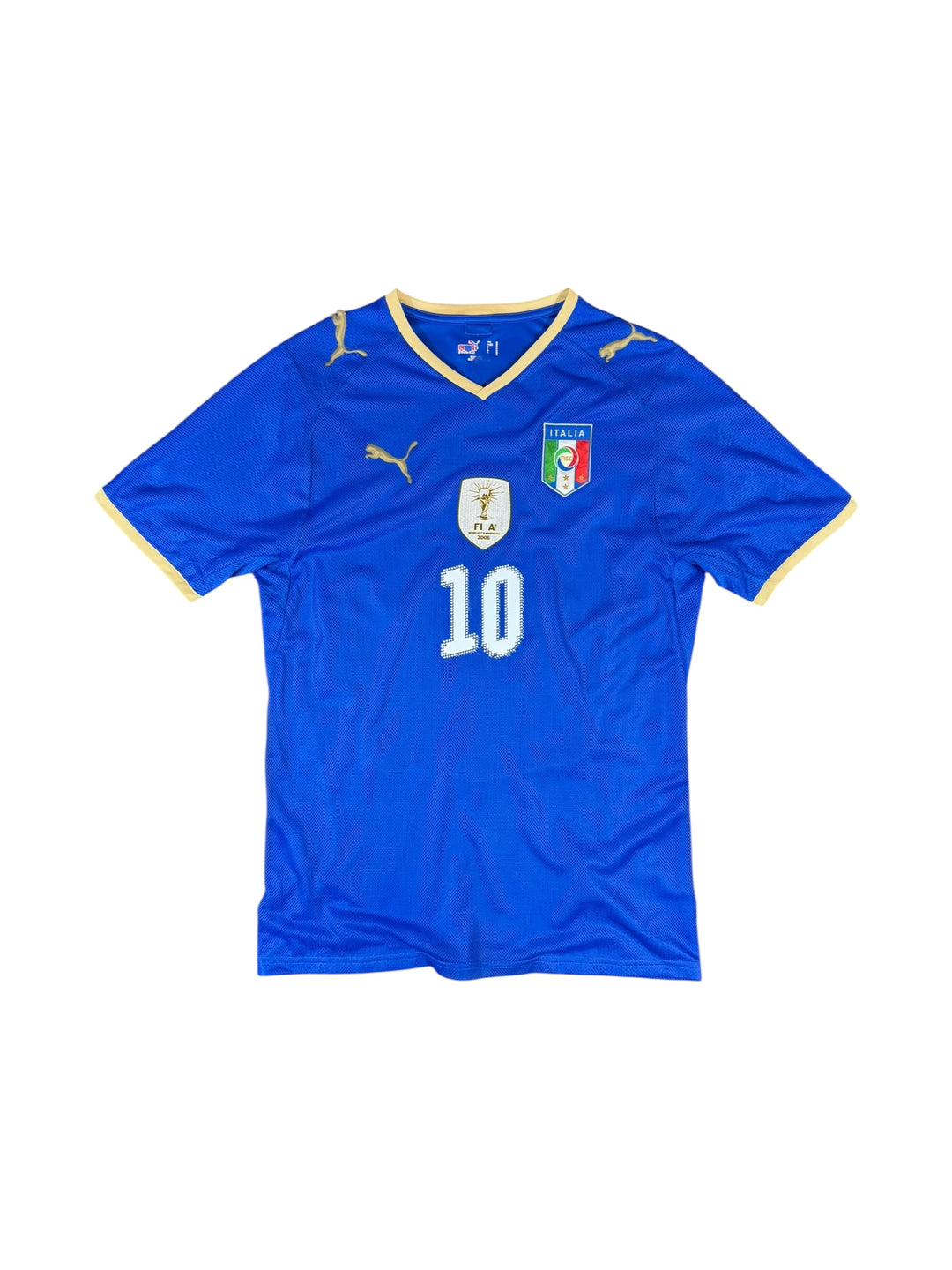 2008 Italy Puma Home Shirt #10 TOTTI - 7/10 - (S)