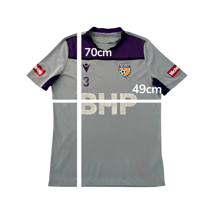 2017-18 Perth Glory Macron Training Shirt #3 - 7/10 - (L)