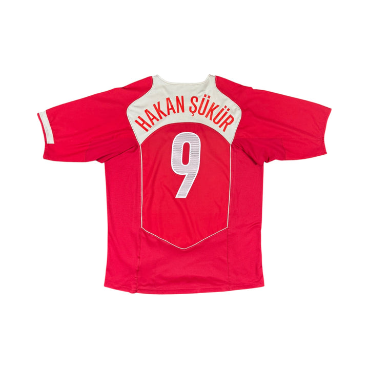 2004-05 Turkey Nike Home Shirt HAKAN SUKUR #9 - 8/10 - (XL)