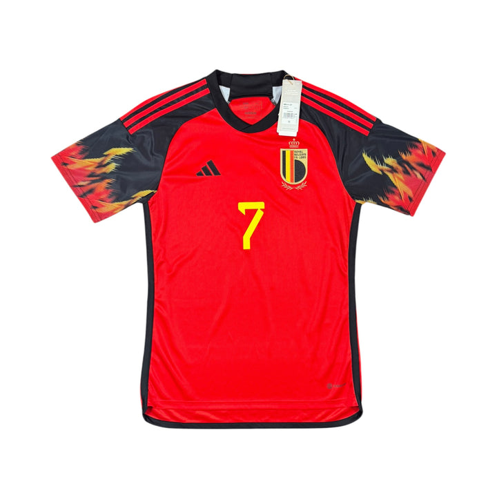 2022-23 Belgium Adidas Home Shirt DE BRUYNE #7 Brand New (M)