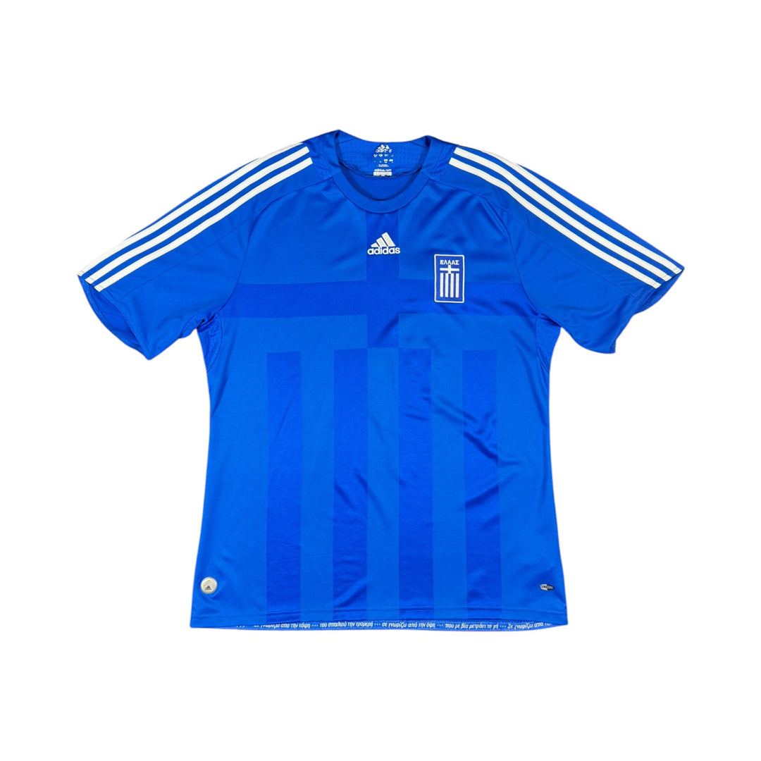 2008-09 Greece Adidas Home Shirt - 9/10 - (XL)