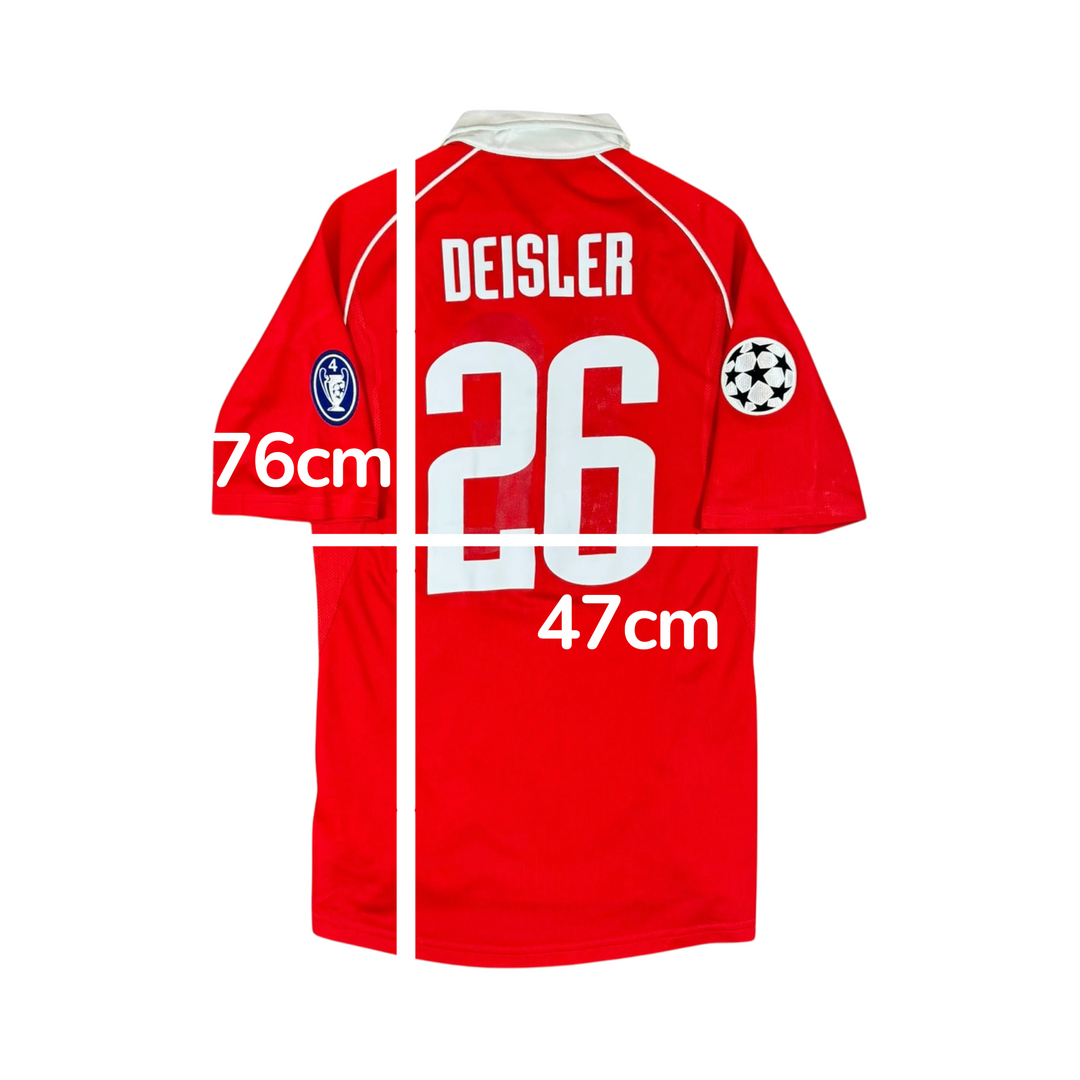 2005-06 Bayern Munich Adidas Home Shirt DEISLER #26 - 7/10 - (S)