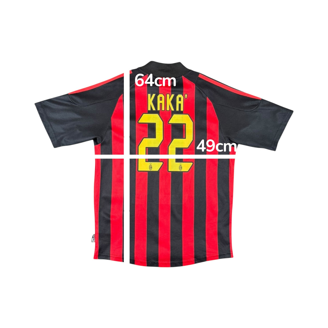2002-03 AC Milan Adidas Home Shirt #22 KAKA - 10/10 - (15-16 Years)