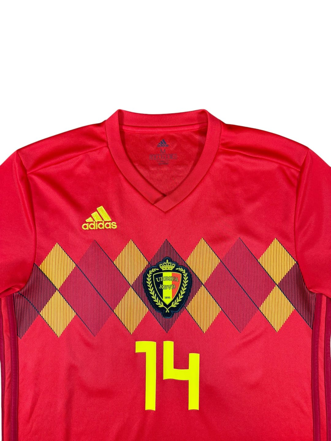 2018/19 Belgium Adidas Home Football Shirt #14 MERTENS - 9/10 - (M)