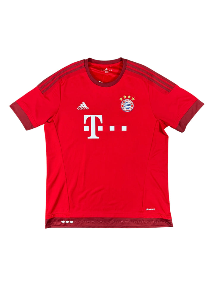 2015/16 Bayern Munich Adidas Home Football Shirt #10 ROBBEN - 6/10 - (M)