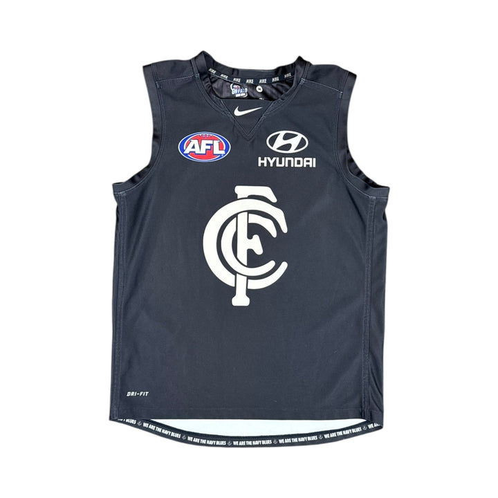 2010-13 Carlton Blues AFL Nike Home Jersey - 8/10 - (M)