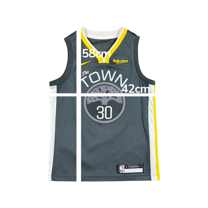 2017-18 Golden State Warriors Nike Basketball Jersey #30 CURRY - 8/10 - (9-10 Years)
