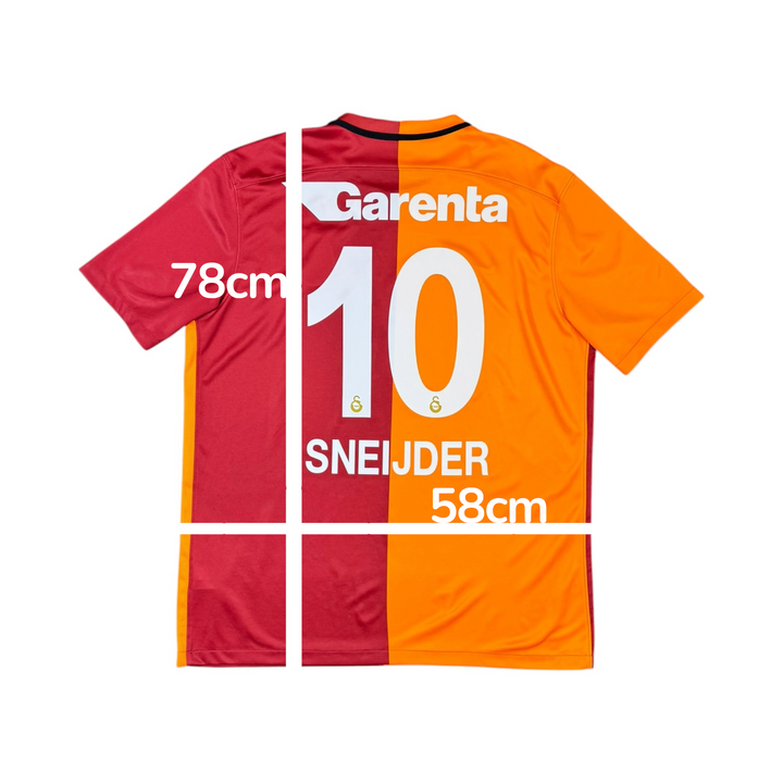 2015-16 Galatasaray Home Shirt SNEIJDER #10 - 9/10 - (XL)