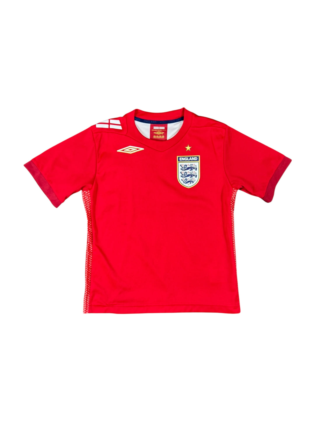 2006/08 England Umbro Away Shirt - 9/10 - (4-5 Years)