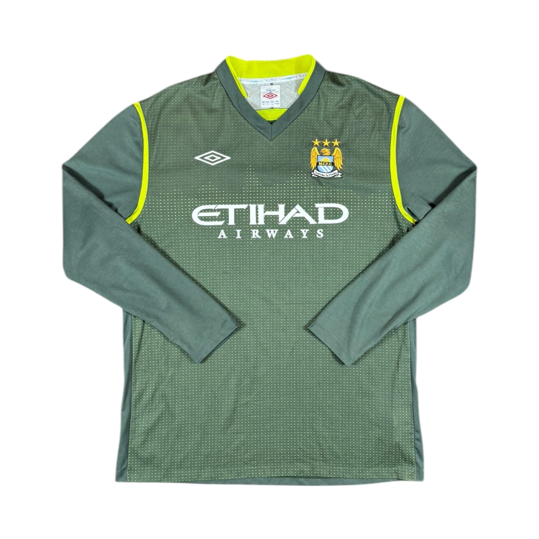 2011-12 Manchester City Umbro GK Shirt Longsleeve #25 HART - 9/10 - (XL)